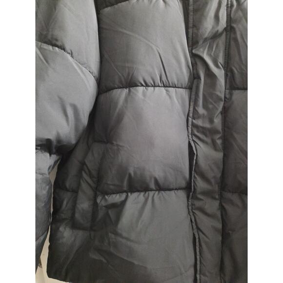 Fabletics Women's Black Essential Winter Puffer Jacket Coat Adjustable Bungee L - Picture 6 of 10